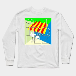 Terrace in St. Tropez, le Provence Long Sleeve T-Shirt